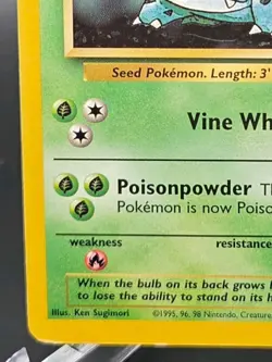 Vintage Ivysaur 030/102 Base Set (Shadowless) Regular Uncommon Pokemon - Image 5