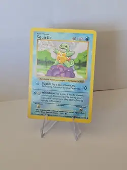 1999 Vintage Pokemon Shadowless Squirtle Base Set 63/102 - Image 1