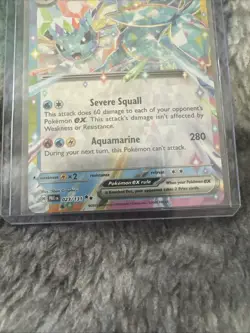 Vaporeon EX 023/131 Pokemon SV Prismatic Evolutions Double Rare Holo NM - Image 3