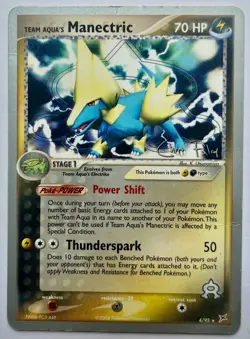 Pokemon TCG Team Aqua's Manectric 4/95 Rare World Championship 2004 - Image 1