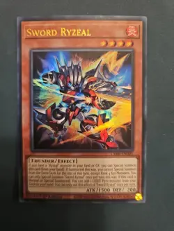 Sword Ryzeal Yugioh Crossover Breakers MP25 - EN118 Foil Secret Rare 1st Ed - Image 1