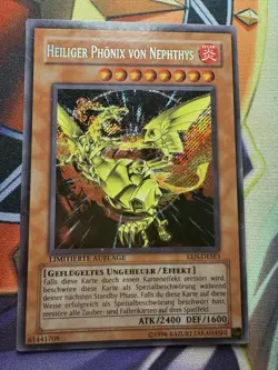 Yugioh! Heiliger Phonix von Nephthys Secret Rare - EEN-DESE3 Limitierte Auflage - Image 1