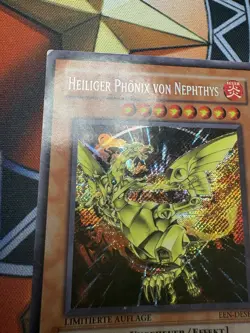 Yugioh! Heiliger Phonix von Nephthys Secret Rare - EEN-DESE3 Limitierte Auflage - Image 2