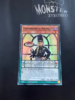 YUGIOH POISSONNIERE DE NOUVELLES SUPER RARE AGOV-EN019 1ST EDITION - Image 1