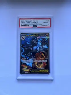 PSA 10 Pokemon Mega Charizard X EX SIR 125/094 Phantasmal Flames - Image 1
