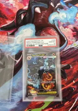 Mega Charizard X Ex PSA 10 - 125/094 SIR Phantasmal Flames - Pokemon - UK SELLER - Image 1