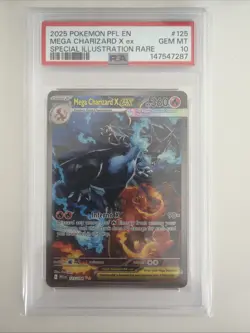 GRAIL - Mega Charizard X Ex PSA 10 - 125/094 - SIR - Phantasmal Flames - Pokemon - Image 1