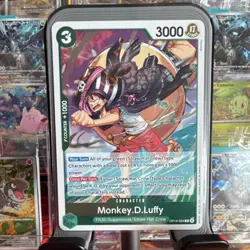 Bandai Monkey.D.Luffy One Piece CCG OP14-034 Character 3000 Power Counter +1000 - Image 1