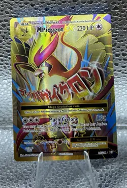 Pokemon TCG M Pidgeot EX Full Art Ultra Rare Card 105/108 XY Evolutions NM - Image 1