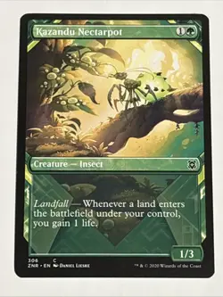 MTG Zendikar Rising Kazandu Nectarpot Showcase 306 NM - Image 1