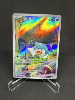 Pokemon TCG Quaxly 206/193 Illustration Rare Scarlet & Violet Paldea Evolved - Image 1