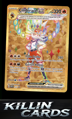 Cinderace ex - 163 163 Pokemon Promo SV: Scarlet & Violet Promo Cards Card NM - Image 1