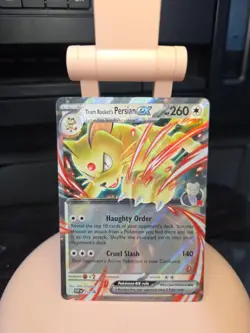 Team Rocket's Persian ex 218 Sv: Scarlet & Violet Promo Cards Holo - Image 1