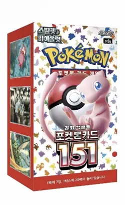 Pokemon TCG Pokemon Card 151 Korean SV2a Booster Box New Sealed - Image 1