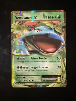 Pokemon Venusaur EX 1/108 Evolutions Ultra Rare Holo 180 HP Pokemon Card - Image 1