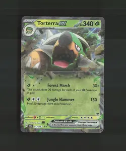 Torterra ex 012/162 Temporal Forces Ultra Rare Holo Pokemon Card NM - Image 1