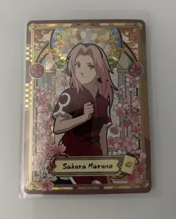 Sakura Haruno NARUTO NRSA01-SP-003L5 Naruto Kayou Card - ENGLISH - Heaven Scroll - Image 1