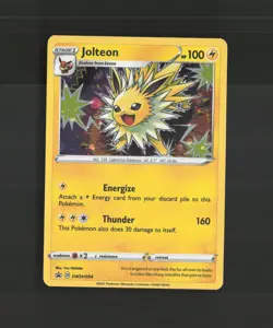 Jolteon SWSH094 Sword & Shield Black Star Promo Holo Pokemon Card NM - Image 1