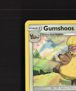 Gumshoos SM97 Sun & Moon Black Star Promo Holo Stamped Pokemon Card LP+ - Image 3
