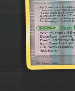 Dome Fossil 92/99 Platinum Arceus Reverse Holo Pokemon Card LP - Image 5