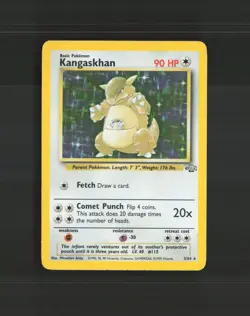 Kangaskhan 5/64 WOTC Jungle Set Holo Rare Pokemon Card MP - Image 1