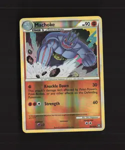 Machoke 40/102 Triumphant Reverse Holo Pokemon Card LP - Image 1