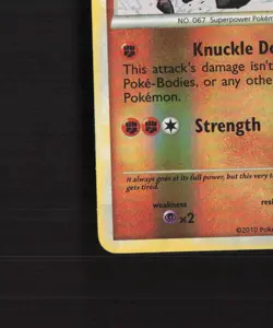 Machoke 40/102 Triumphant Reverse Holo Pokemon Card LP - Image 5