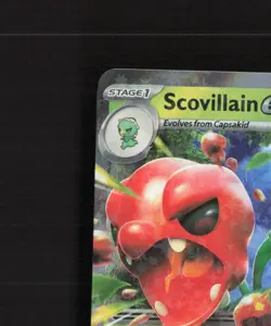 Scovillain ex 022/162 Temporal Forces Ultra Rare Holo Pokemon Card NM - Image 3