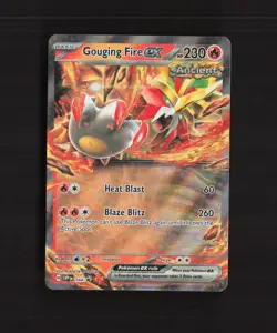 Gouging Fire ex SVP144 Scarlet & Violet Black Star Promo Holo Pokemon Card NM - Image 1