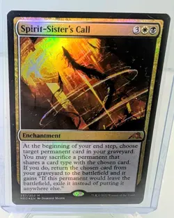 MTG Spirit-Sister's Call (237/606) Kamigawa Neon Dynasty LP FOIL - Image 1