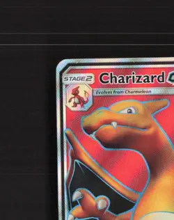 Charizard GX SM60 Sun & Moon Full Art Black Star Promo Holo Pokemon Card MP - Image 3
