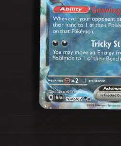 Gengar ex 104/162 Temporal Forces Ultra Rare Holo Pokemon Card LP+ - Image 5