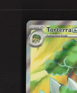 Torterra ex 185/162 Temporal Forces Full Art Ultra Rare Holo Pokemon Card NM - Image 3