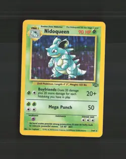 Nidoqueen 7/64 WOTC Jungle Set Holo Rare Pokemon Card LP - Image 1