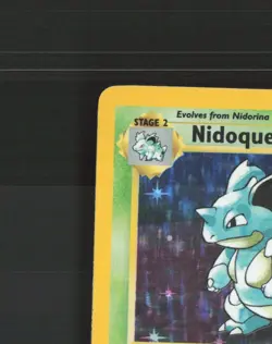 Nidoqueen 7/64 WOTC Jungle Set Holo Rare Pokemon Card LP - Image 3