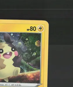 Morpeko SWSH012 Sword & Shield Black Star Promo Holo SWIRL Pokemon Card LP+ - Image 4