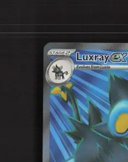 Luxray ex 195/167 Twilight Masquerade Full Art Ultra Rare Holo Pokemon Card NM - Image 3