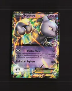 Mewtwo EX XY183 XY Black Star Promo Holo Pokemon Card LP - Image 1