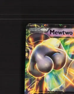 Mewtwo EX XY183 XY Black Star Promo Holo Pokemon Card LP - Image 3