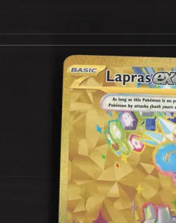 Lapras ex SVP 164 Scarlet & Violet Full Art Black Star Promo Pokemon Card NM - Image 3