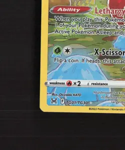 Parasect TG01/TG30 Lost Origin Full Art Ultra Rare Holo Pokemon Card LP - Image 5