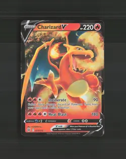 Charizard V 017/172 Brilliant Stars Ultra Rare Holo Pokemon Card LP - Image 1