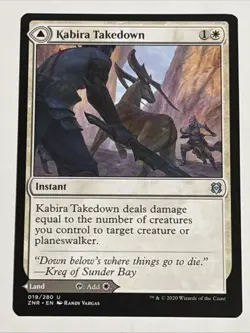 MTG Zendikar Rising Kabira Takedown 019/280 NM - Image 1
