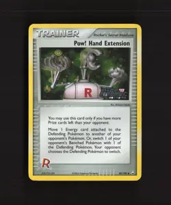 Pow! Hand Extension 85/109 EX Team Rocket Returns Reverse Holo Pokemon Card LP - Image 1