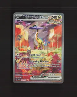 Raging Bolt ex 208/162 Temporal Forces Full Art Ultra Rare Holo Pokemon Card NM - Image 1