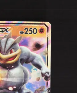 Machamp GX 64/147 Burning Shadows Ultra Rare Holo Pokemon Card LP - Image 4