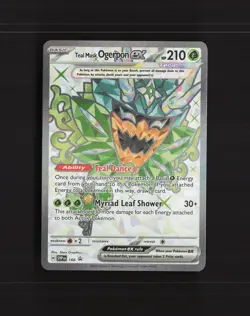 Teal Mask Ogerpon ex SVP 166 Scarlet & Violet Black Star Promo Pokemon Card NM - Image 1