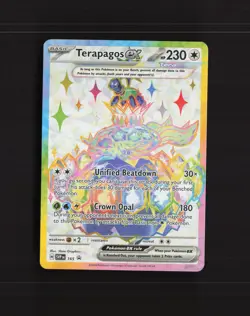 Terapagos ex SVP 165 Scarlet & Violet Full Art Black Star Promo Pokemon Card NM - Image 1