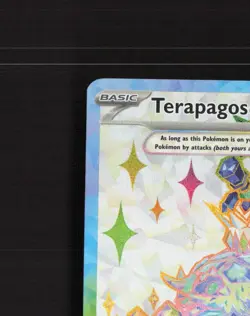 Terapagos ex SVP 165 Scarlet & Violet Full Art Black Star Promo Pokemon Card NM - Image 3