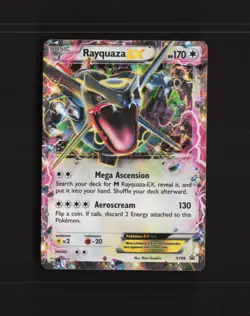 Rayquaza EX XY69 XY Black Star Promo Holo Pokemon Card MP - Image 1